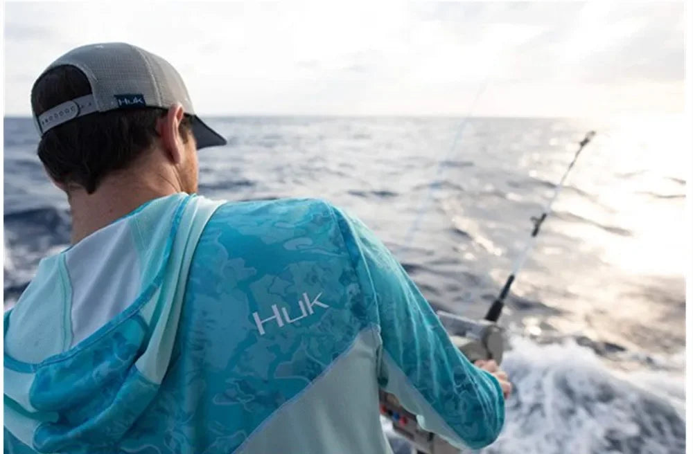 Limited Edition UV Protection Light Blue Fishing Shirt